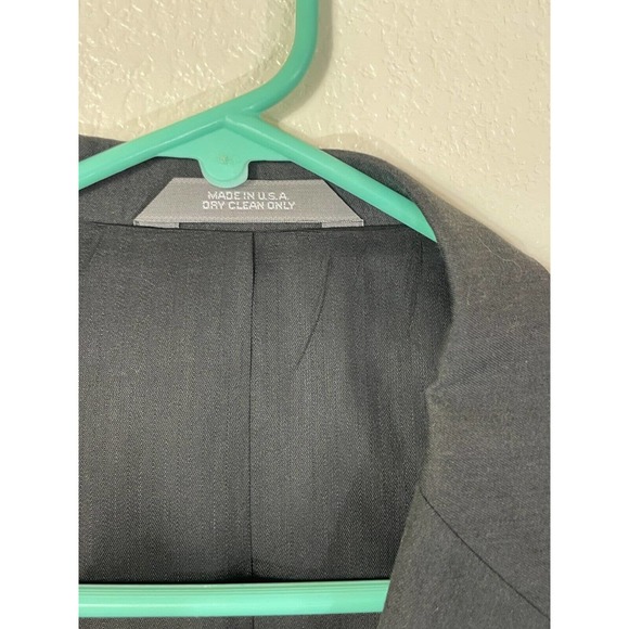 Haggar Black Label Size 42S Dark Charcoal Gray Suit Jacket Sport Coat Blazer - Picture 4 of 7